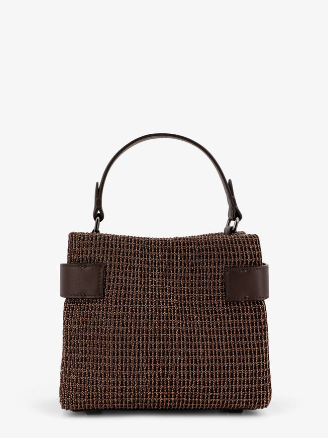 Brunello Cucinelli Essence Riding Leather Crossbody Bag