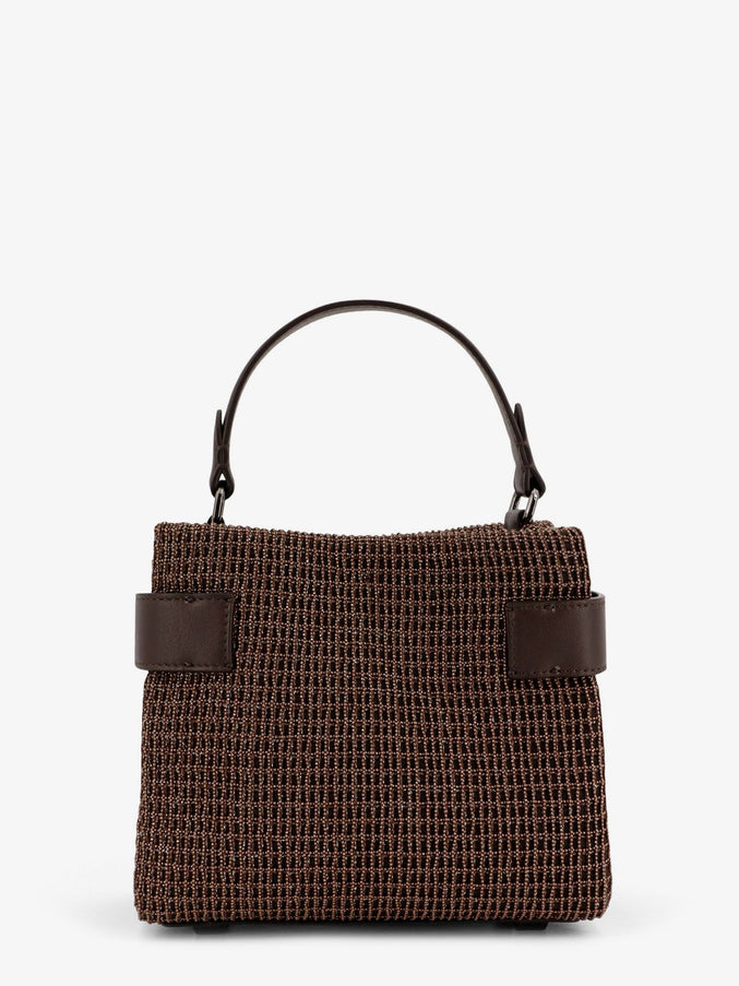 Brunello Cucinelli Essence Riding Leather Crossbody Bag