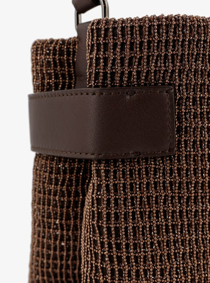 Brunello Cucinelli Essence Riding Leather Crossbody Bag