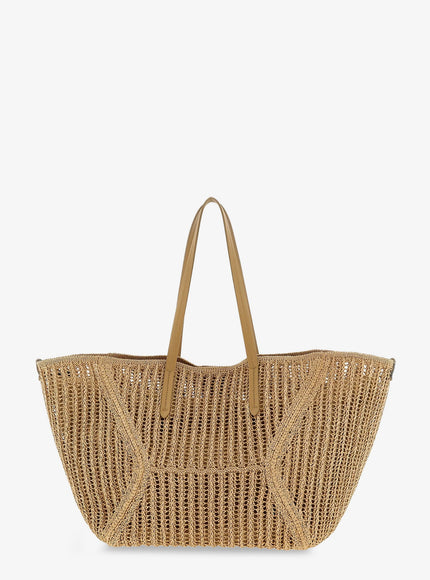 Brunello Cucinelli Bc Duo Raffia Shoulder Bag