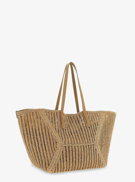 Brunello Cucinelli Bc Duo Raffia Shoulder Bag