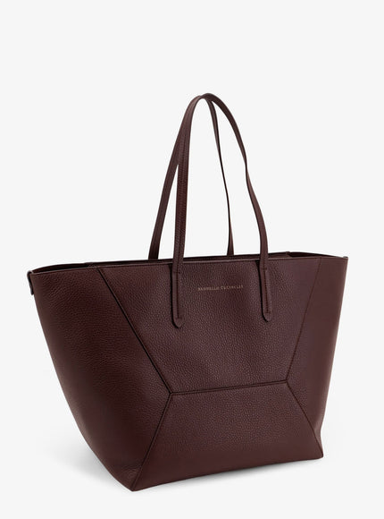 Brunello Cucinelli Bc Duo Hammered Leather Shoulder Bag