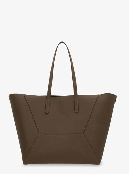 Brunello Cucinelli Bc Duo Hammered Leather Shoulder Bag