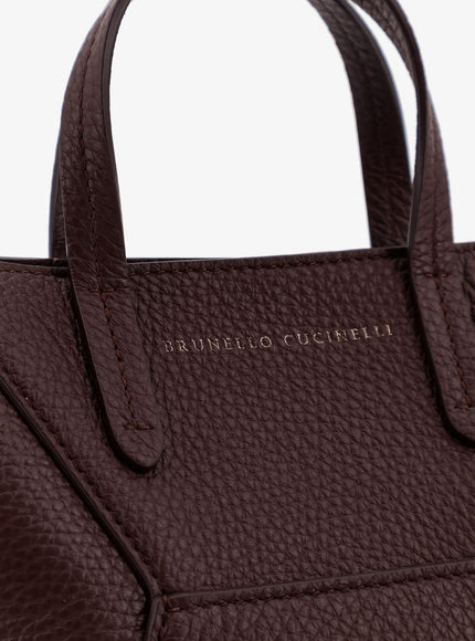 Brunello Cucinelli Bc Duo Leather Crossbody Bag