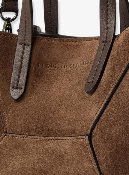 Brunello Cucinelli Duo Mini Bag in Suede