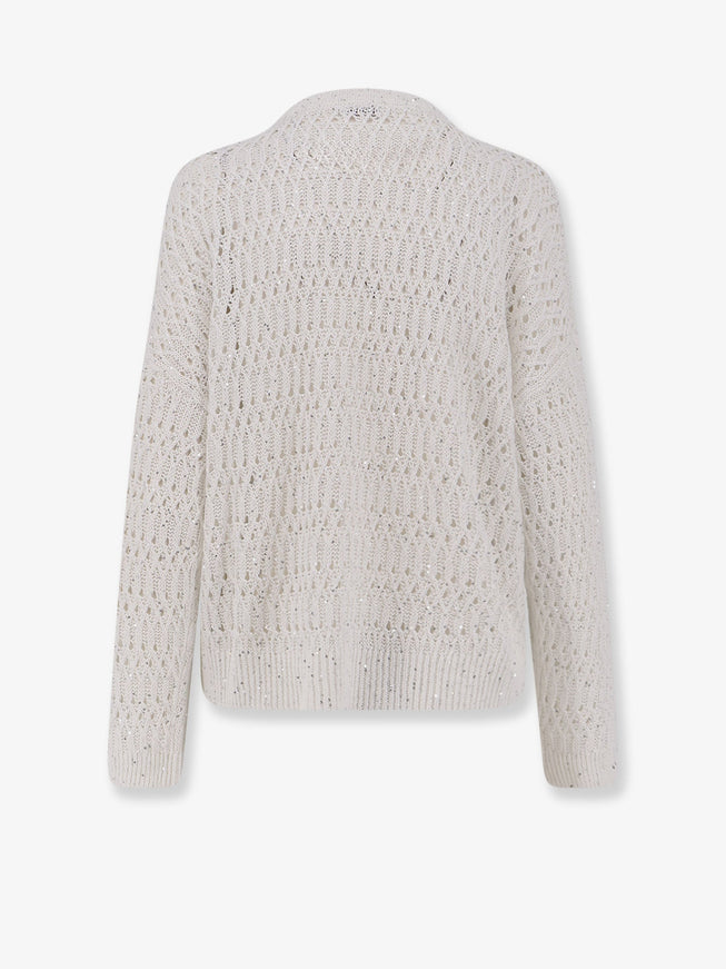 Brunello Cucinelli Silk And Nylon Sweater