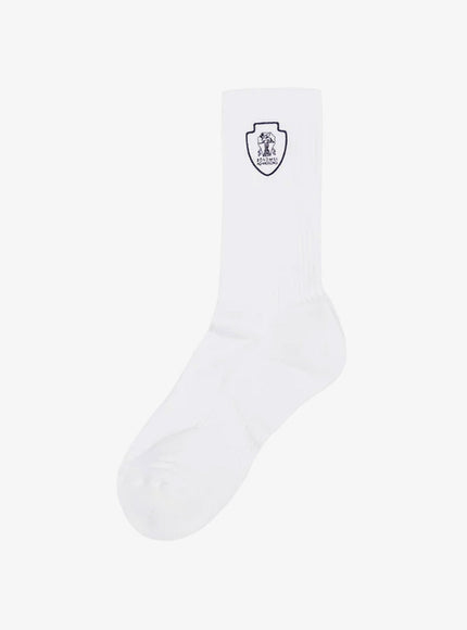 Brunello Cucinelli Cotton Blend Socks Biancogrigiochiaro