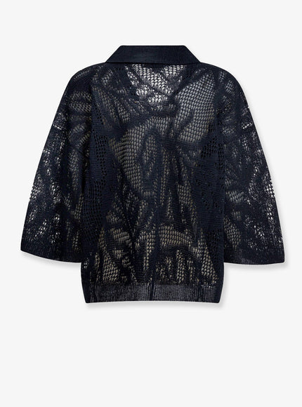 Brunello Cucinelli Linen And Cotton Sweater With All-Over Sequin Motif