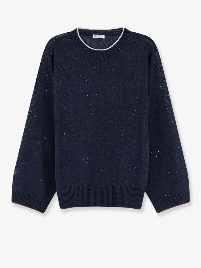 Brunello Cucinelli Linen And Cotton Sweater Abissocacaopanama