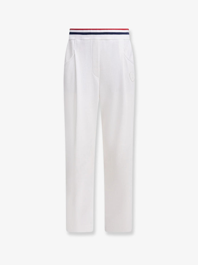 Brunello Cucinelli Cotton Jogging Trousers Offwhite