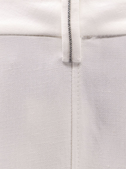 Brunello Cucinelli Viscose And Linen Skirt