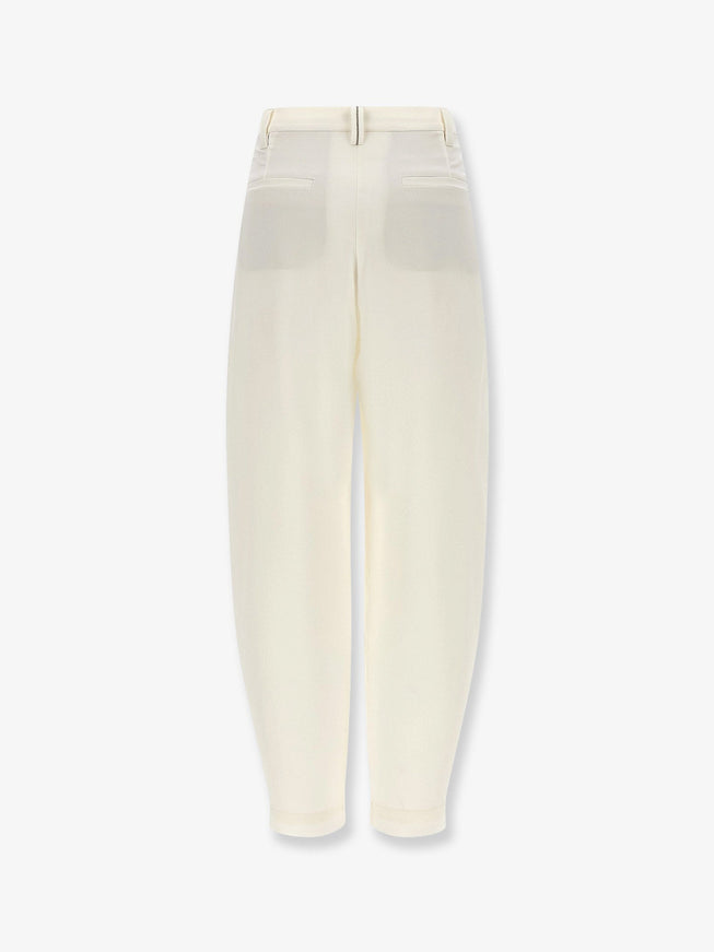Brunello Cucinelli Viscose And Linen Trousers