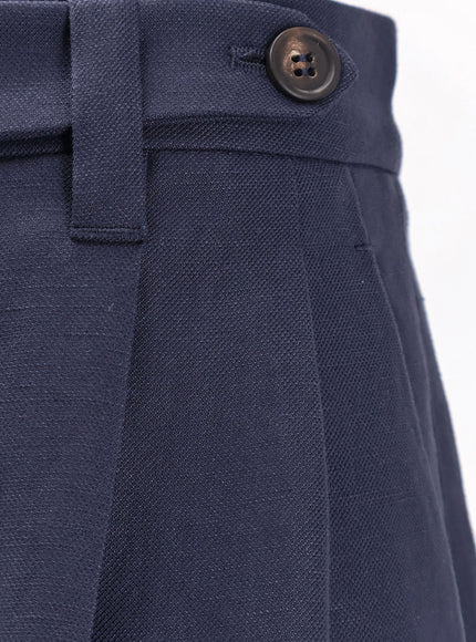 Brunello Cucinelli Viscose And Linen Bermuda Shorts