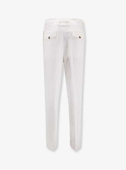Brunello Cucinelli Linen And Cotton Trousers