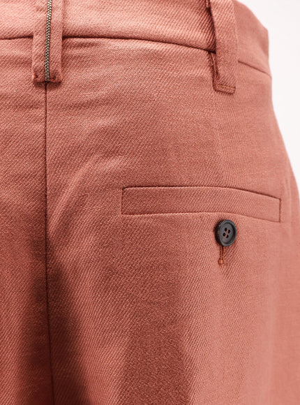 Brunello Cucinelli Linen Shorts With Monili Detail