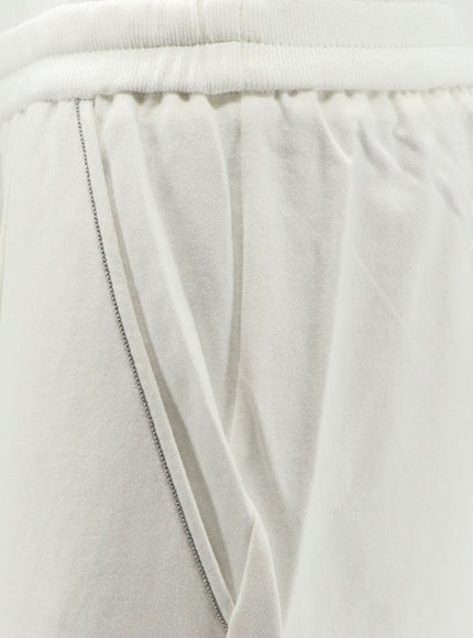 Brunello Cucinelli Cotton Blend Jogging Trousers