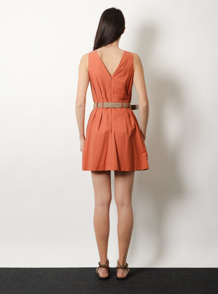 Brunello Cucinelli Mini Dress With Belt