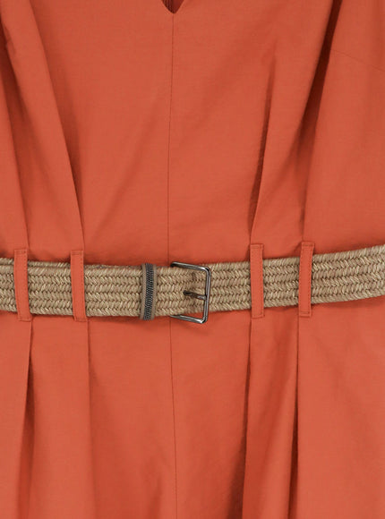 Brunello Cucinelli Mini Dress With Belt