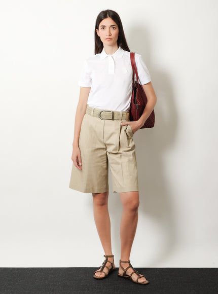 Brunello Cucinelli Cotton Blend Polo Shirt