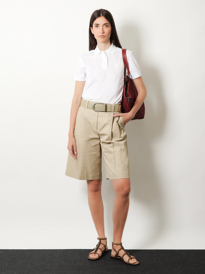 Brunello Cucinelli Cotton Blend Polo Shirt