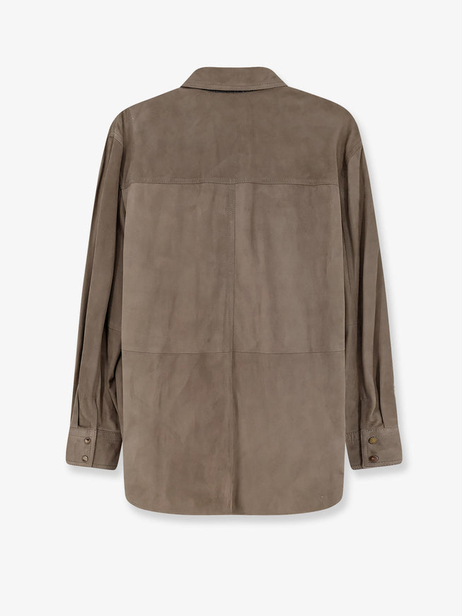 Brunello Cucinelli Suede Shirt