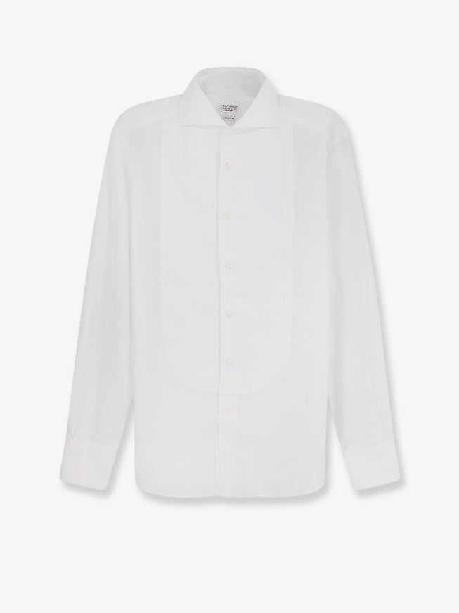 Brunello Cucinelli Cotton Shirt M Bianco
