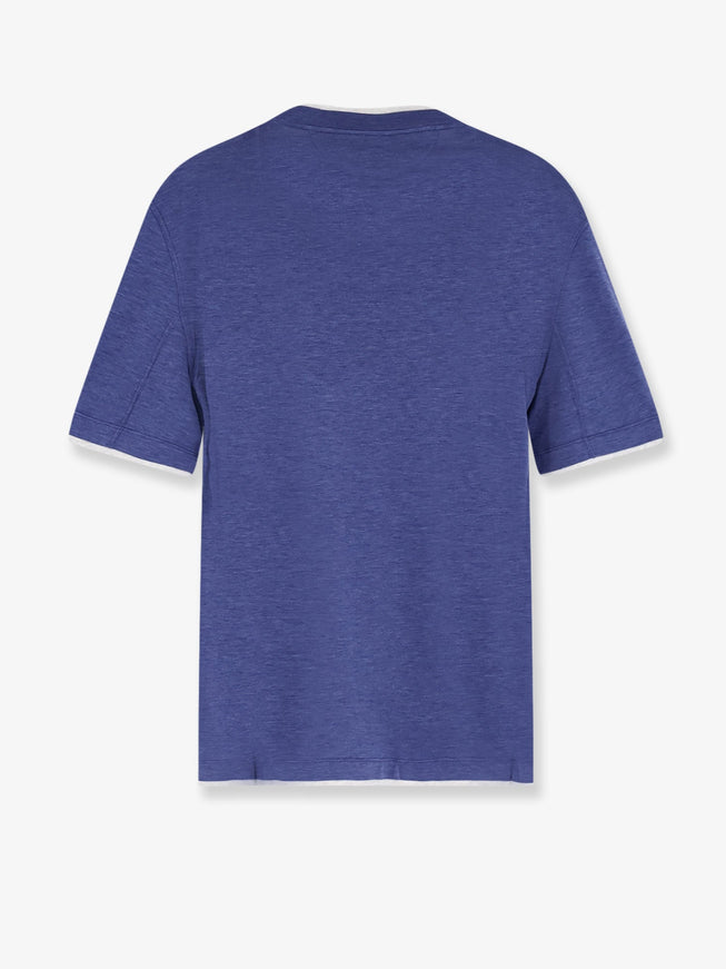 Brunello Cucinelli Silk And Cotton Blend T-Shirt