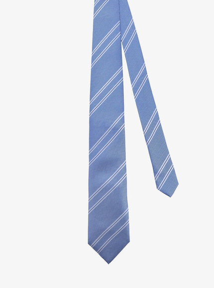 Brunello Cucinelli Silk Tie With Regimental Motif