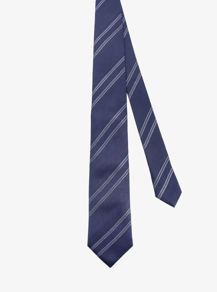 Brunello Cucinelli Silk Tie With Regimental Motif