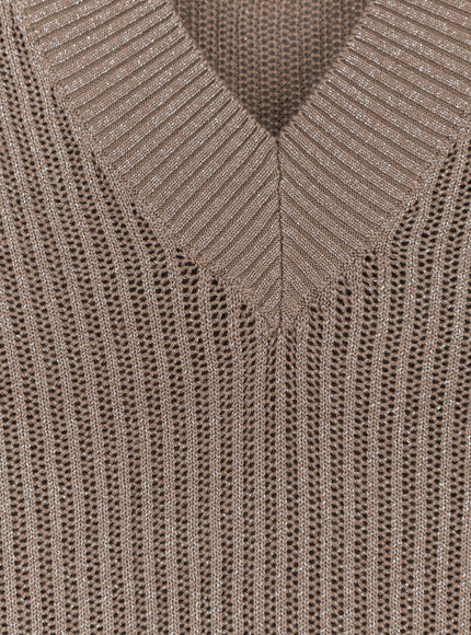 Brunello Cucinelli Sparkling Cotton And Viscose Blend Sweater