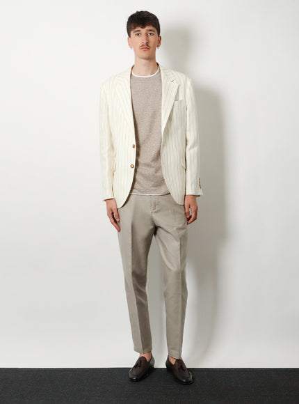 Brunello Cucinelli Linen And Cotton T-Shirt