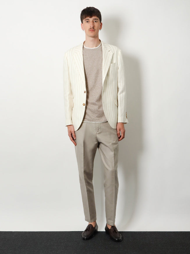 Brunello Cucinelli Linen And Cotton T-Shirt