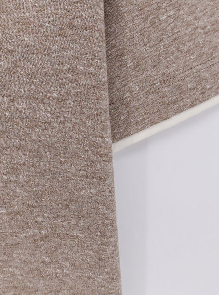 Brunello Cucinelli Linen And Cotton T-Shirt