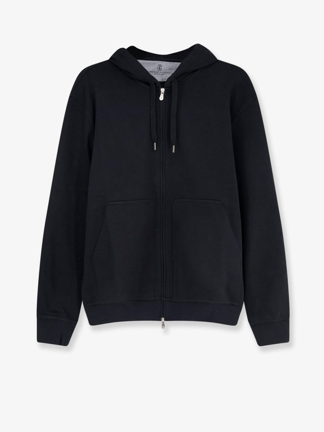 Brunello Cucinelli Cotton Blend Sweatshirt Nero