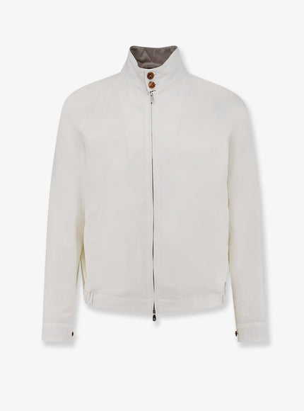 Brunello Cucinelli Cotton Jacket Offwhite