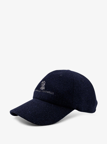 Brunello Cucinelli Silk, Linen And Wool Hat