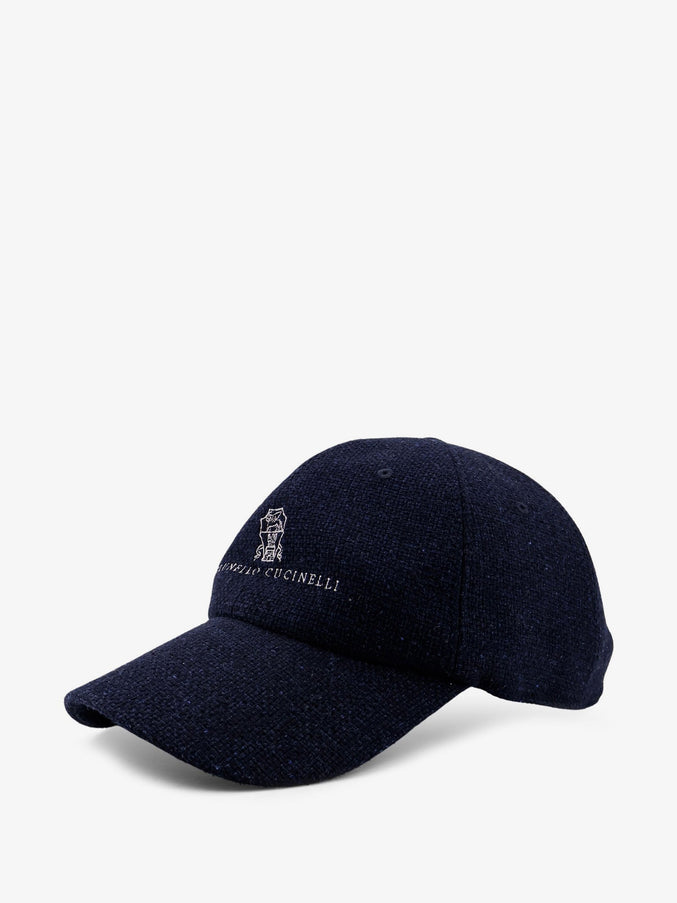 Brunello Cucinelli Silk, Linen And Wool Hat