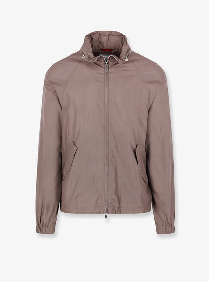 Brunello Cucinelli Silk Blend Jacket Nocciola