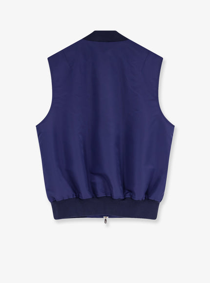 Brunello Cucinelli Water-Repellent Nylon Sleeveless Jacket