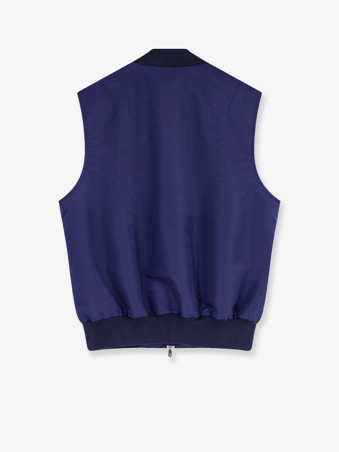 Brunello Cucinelli Water-Repellent Nylon Sleeveless Jacket
