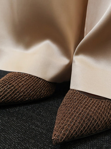 Brunello Cucinelli Leather Sandals With Monili Detail