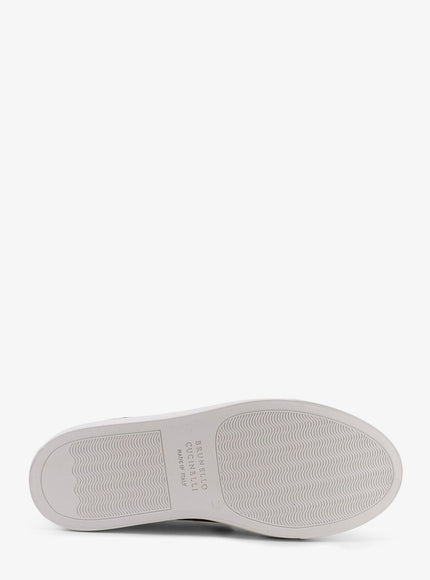 Brunello Cucinelli Suede Sneakers With Monile Details