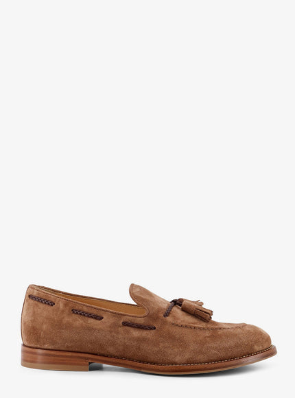 Brunello Cucinelli Suede Loafers Nocciola
