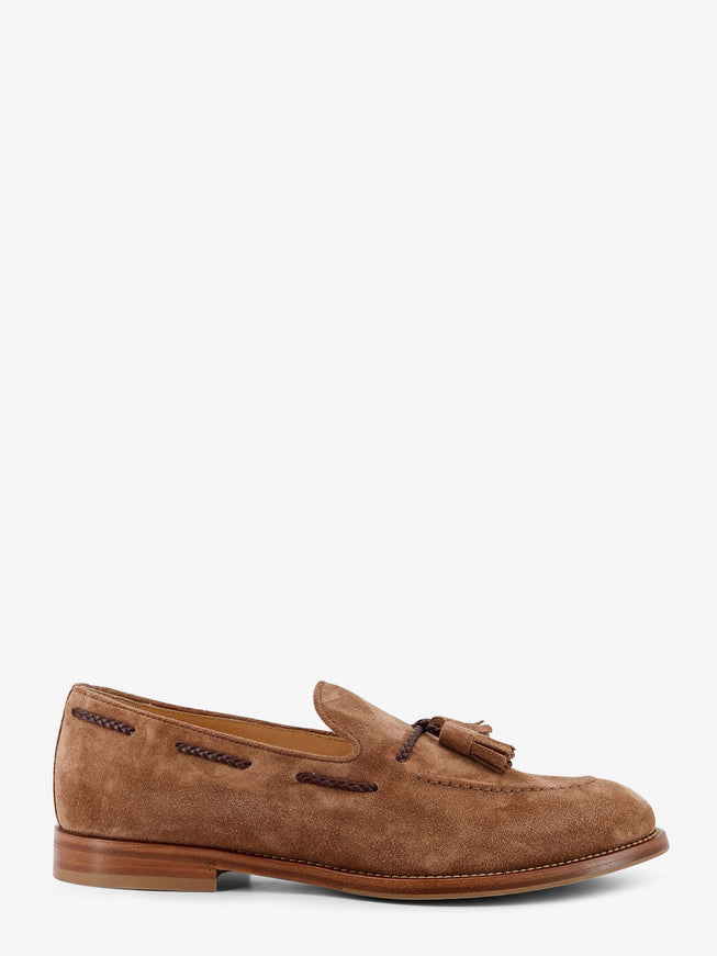 Brunello Cucinelli Suede Loafers Nocciola