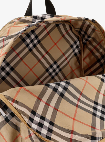 Burberry Essential Backpack With Check Pattern