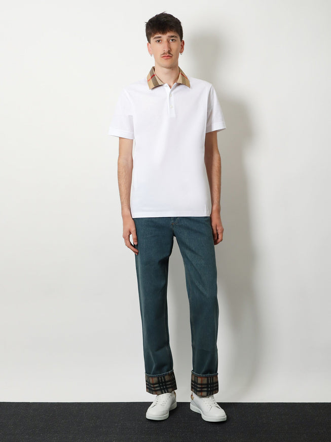 Burberry Dexter Jeans With Traditional Check