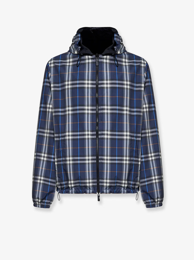 Burberry Newport Reversible Nylon Jacket Pilot Blue Ip Check