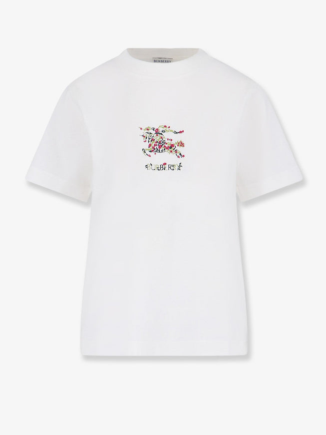 Burberry Frankie Cotton T-Shirt Chalk White
