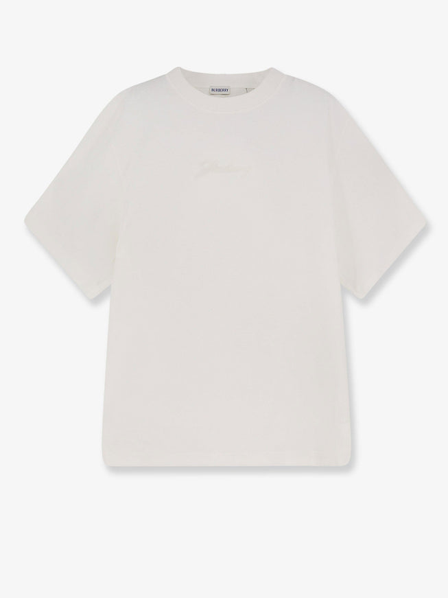 Burberry Ryan Organic Cotton T-Shirt Chalk