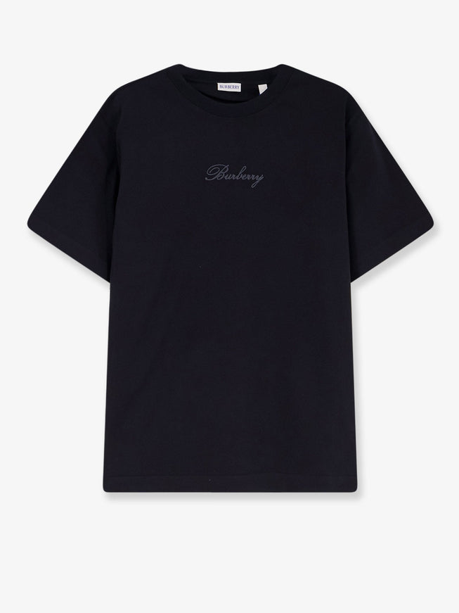 Burberry Organic Cotton T-Shirt Black